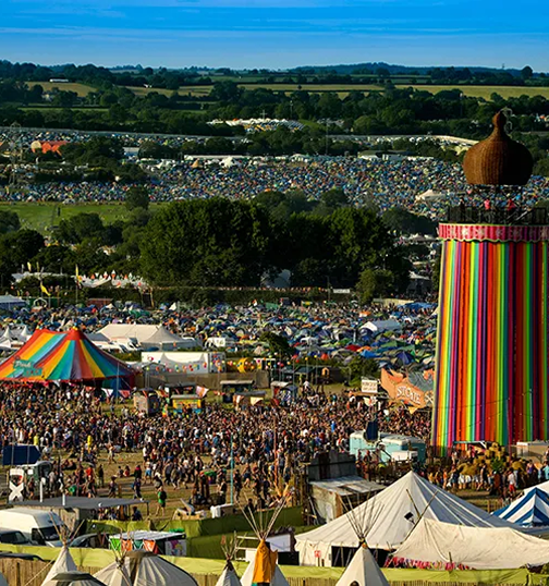 Festival crowd image