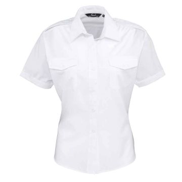 Premier Ladies Short Sleeve Pilot Shirt PR312