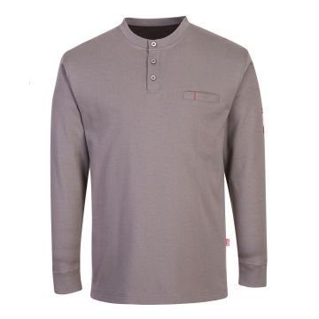 Bizflame Knit FR Long Sleeve Henley FR32