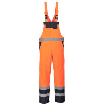 Hi-Vis Contrast Winter Bib and Brace S489