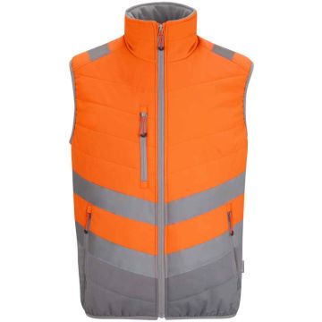 Regatta High Visibility Two Tone Thermal Baffle Bodywarmer RG549