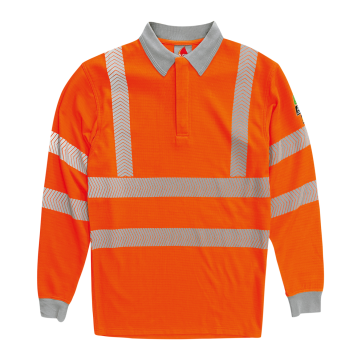 QUANTUM-2 Inherent FR ARC Long Sleeve Polo Shirt FRHVPSR2