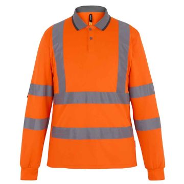 Regatta High Visibility Pro Contract Long Sleeve Polo Shirt RG545