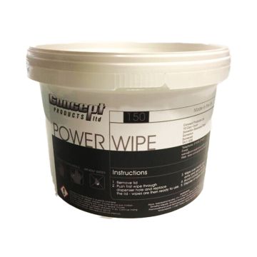 Concept "Powerwipes" 150 Wipes/Tub