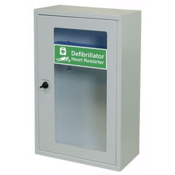 Indoor Defibrillator Cabinet and Multiple Purpose Storage