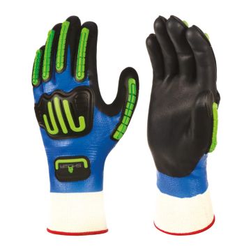Showa 377 IP Nitrile Foam Grip Impact Protection Gloves
