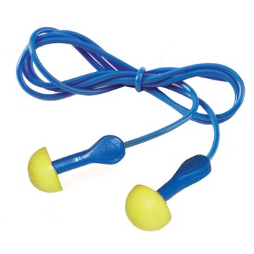 3M E-A-R Express Plug Cord EX01001 Blue/Yellow (Pack of 100)