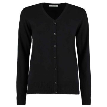Kustom Kit Ladies Arundel Cotton Acrylic V Neck Cardigan K354