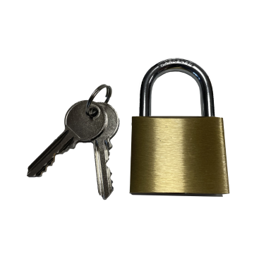Squire Brass Keyed Padlock 50mm