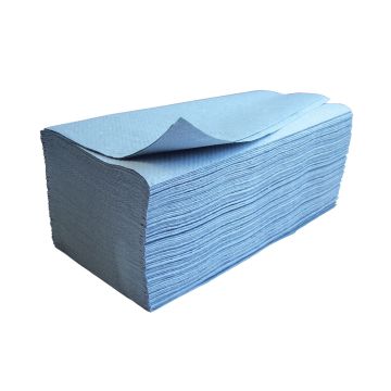 Multifold Paper Hand Towels Blue 1 Ply 3000 Sheets
