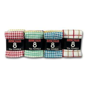 Ottoman Tea Towels (Pack 8)