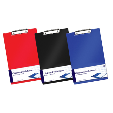 A4 Clipboard With Cover C/w Pen Holder