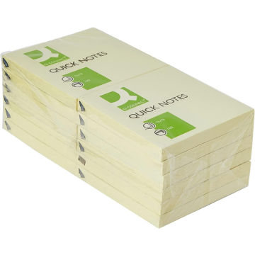 Post It Notes 76x76mm Yellow (12 Pack)