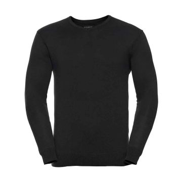 Russell Collection Cotton Acrylic V Neck Sweater 710M