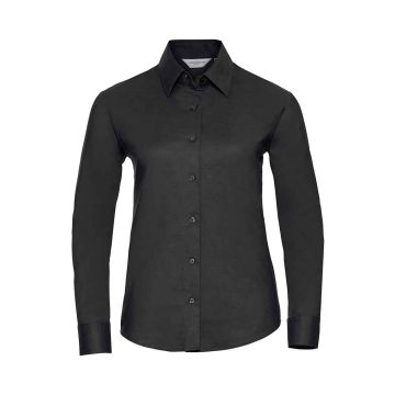 Russell Collection Ladies Long Sleeve Easy Care Oxford Shirt 932F