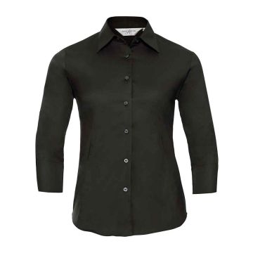 Russell Collection Ladies 3/4 Sleeve Easy Care Fitted Shirt 946F