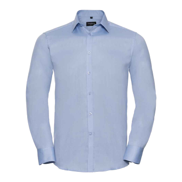 Russell Collection Long Sleeve Herringbone Shirt 962M