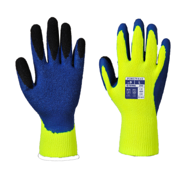 Cold 7 Latex Crinkle Finger Dipped Glove A185