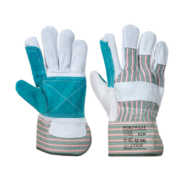 Leather Rigger 365 Cow Split Reinforced Palm Glove A230