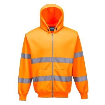 Hi-Vis Zipped Hoodie B305