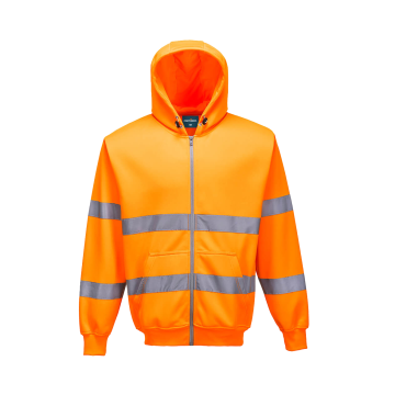 Hi-Vis Zipped Hoodie B305
