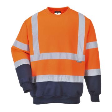 Hi-Vis Contrast Sweatshirt B306