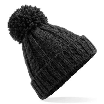 Beechfield Cable Knit Melange Beanie BB480