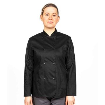 Dennys Ladies Long Sleeve Premium Chef's Jacket DE005