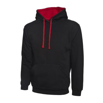 UC507 Contrast Hooded Sweatshirt