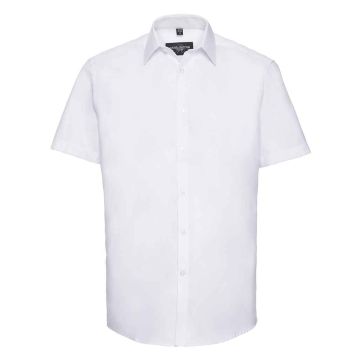 Russell Collection Short Sleeve Herringbone Shirt 963M