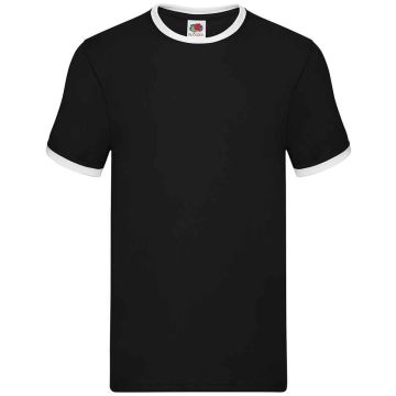 Fruit of the Loom Contrast Ringer T-Shirt SS34