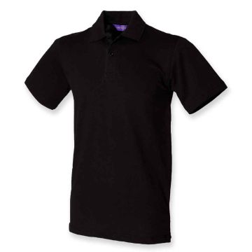 Henbury Unisex Stretch Cotton Pique Polo Shirt H305