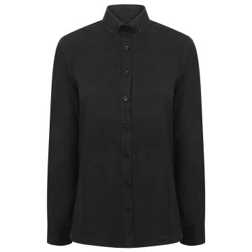 Henbury Ladies Modern Long Sleeve Regular Fit Oxford Shirt H513R