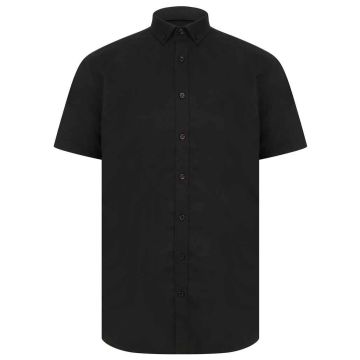 Henbury Modern Short Sleeve Regular Fit Oxford Shirt H517R