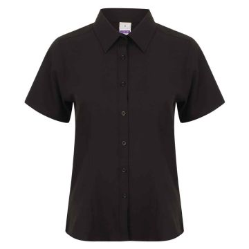 Henbury Ladies Short Sleeve Wicking Shirt H596