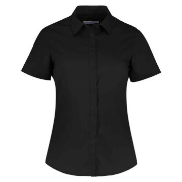 Kustom Kit Ladies Short Sleeve Tailored Poplin Shirt K241