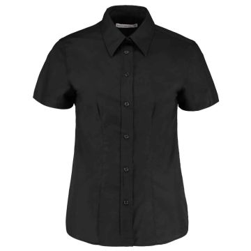 Kustom Kit Ladies Short Sleeve Tailored Workwear Oxford Shirt K360