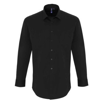 Premier Long Sleeve Stretch Fit Poplin Shirt PR244