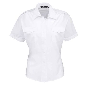 Premier Ladies Short Sleeve Pilot Shirt PR312
