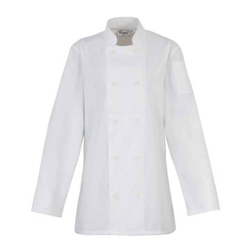 Premier Ladies Long Sleeve Chef's Jacket PR671