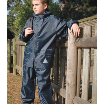 Result Kids Waterproof Jacket/Trouser Suit in Carry Bag RS95B