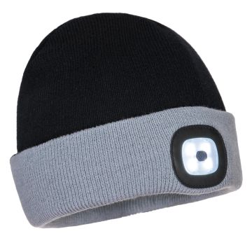Two Tone LED Rechargeable Beanie B034