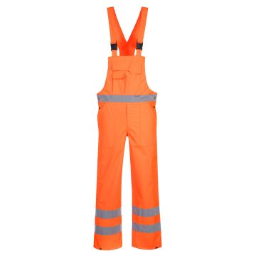 Hi-Vis Breathable Rain Bib and Brace S388