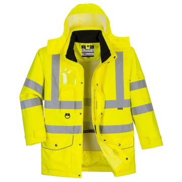 Hi-Vis Breathable 7-in-1 Traffic Jacket  S427