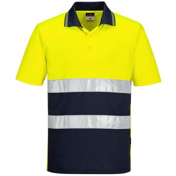 Hi-Vis Lightweight Contrast Polo Shirt S/S S175