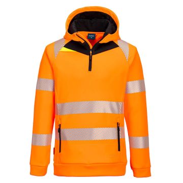 DX4 Hi-Vis 1/4 Zip Hoodie DX482