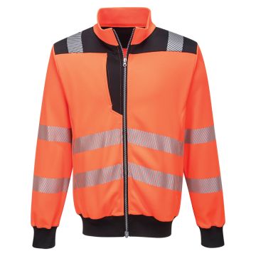 PW3 Hi-Vis Zip Sweatshirt PW370
