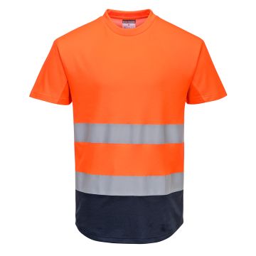 Hi-Vis Contrast Mesh Insert T-Shirt S/S C395