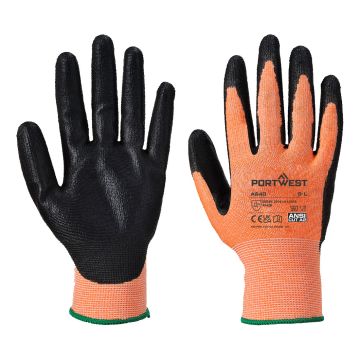 Cut B13 Nitrile Amber Glove A643