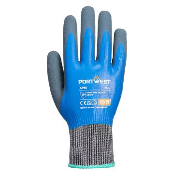 Cut D13 Latex Aqua Glove AP81